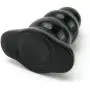 Doc Johnson Triple Ripple Butt Plug - Large - 5.6 in. Long and 2.3 in. Wide - Gradually Widens - Sturdy Flared Base - Anal Toy - Black Doc Johnson Triple Ripple Butt Plug - Large - 5.6 in. Long and 2.3 in. Wide - Gradually Widens - Sturdy Flared Base - Anal Toy - Black
