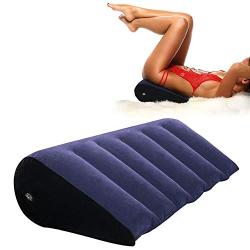 EMPHY G Spot Position Aid Cushion for Adult Games, Inflatable Sex Cushion for Women Adult Sex Toys Body Position Pillow Cushion (Large Triangle Wedge)