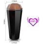 Male Sex Toys, iMiMi Male Masturbator Cup Masturbation Pussy Cup with 3D Realistic Vagina, Adult Stroker Toys Soft Silicon Removable for Men (Black)