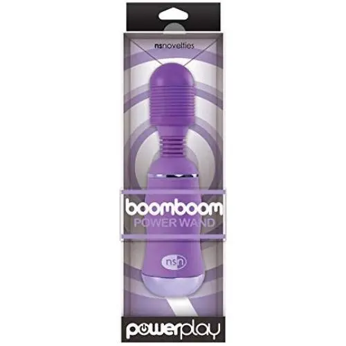 Power Play Boomboom Power Wand Purple Power Play Boomboom Power Wand Purple