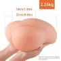 Male Sex Love Doll Masturbator with Two Holes for Masturbation, SHEQU 3D Realistic Vagina and Anal Masturbator Silicone Natural Suction Adult Toys 5Pounds (Maki Ass)