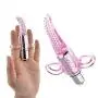 Mini Massager Finger Vibrator Finger Vibe Body Massager for Women - Pink Mini Massager Finger Vibrator Finger Vibe Body Massager for Women - Pink