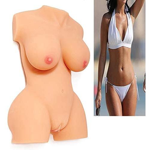 Japanese 3D Sex Love Doll Silicone Male Masturbator Torso Realistic Breast Pussy Ass Adult Toy with Vagina and Anal