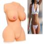 Japanese 3D Sex Love Doll Silicone Male Masturbator Torso Realistic Breast Pussy Ass Adult Toy with Vagina and Anal