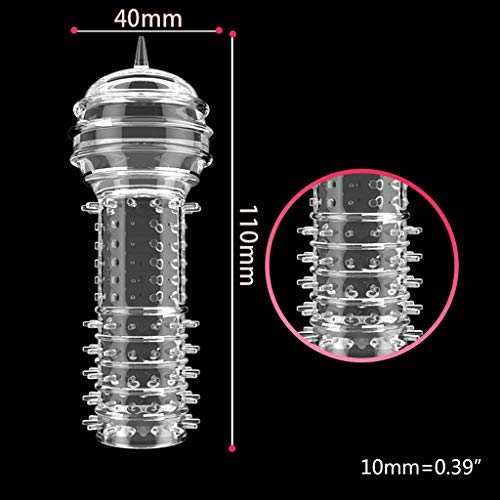 wuashduw Male Sleeve Stimulator Extender Longlasting Adult Toy for Men