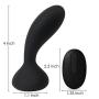 SVAKOM Julie Anal Plug Prostate Massager Adult Sex Toys For Men Remote Control Waterproof Rechargeable Sensuality Anal Vibrators Clitoral Stimulator Toy And Vies For Women Sex Discreet Package(Black)