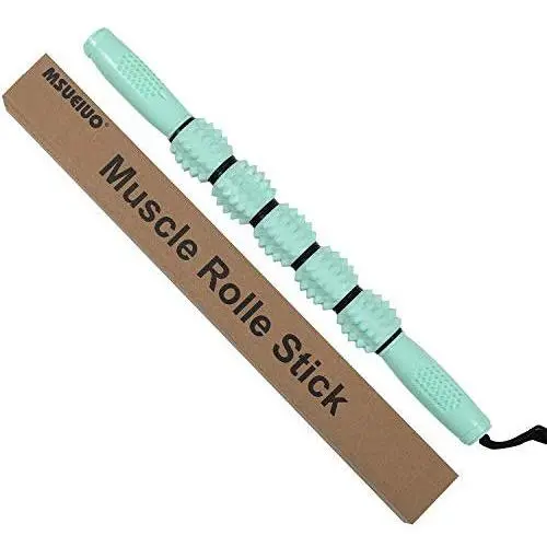 MSUEIUO Muscle Roller Leg Massager,Athletes Best Massage Muscle Sticks,Relief Muscle Soreness,Cramping and Tightness,Help Legs and Back Recovery (Blue) MSUEIUO Muscle Roller Leg Massager,Athletes Best Massage Muscle Sticks,Relief Muscle Soreness,Cramping and Tightness,Help Legs and Back Recovery (Blue)