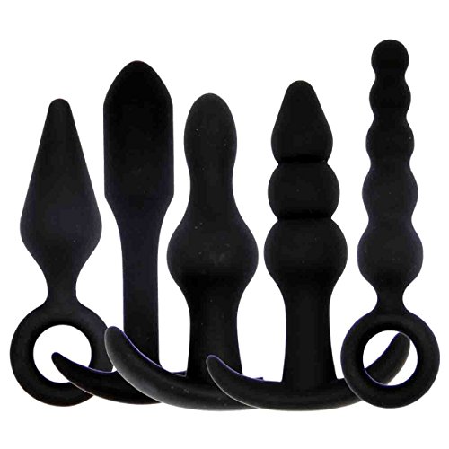 Haiya Silicone Handheld Massagers Anal Plugs Sex Product 6pcs/Set