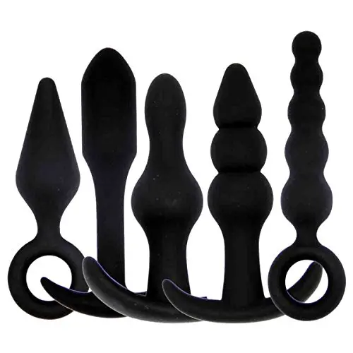 Haiya Silicone Handheld Massagers Anal Plugs Sex Product 6pcs/Set Haiya Silicone Handheld Massagers Anal Plugs Sex Product 6pcs/Set