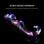 Utimi Butt Plug Glass Anal Plug Prostate Massager Adult Sex Toys for Men or Couples in Unique Curvy Shape