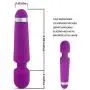 LoveI Silicone USB Rechargeable 12 Speed Vibrating Wand Personal Massager Vibrator Unisex LoveI Silicone USB Rechargeable 12 Speed Vibrating Wand Personal Massager Vibrator Unisex
