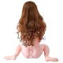 DXWMALE 160Cm Sitting Inflatable Sex Doll Lifelike 3D Face Eyes Lifelike Artificial Vagina Realistic Anus Sexy Breast Big Silicone Sex Doll