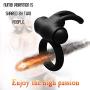 Vibrating Ring，Rings Vibrator for Men - Male Toys Silicone Waterproof Rabbit Clitoral Stimulate for Women