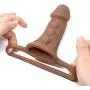 Silicone Scro-tum Stretcher Male Chá-stity Device Pê-NIS S^Leeve Delay Éjacul-ation Pê-NIS Ring Pê-NIS Cages for M^en-A