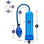 Beginner Penis Pump - Male Enhancement Erection Vacuum Chamber - Sex Toy for Men (Blue)