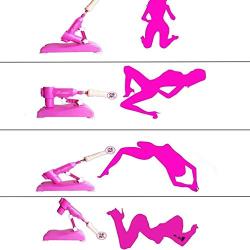 Automatic Sêx Machine Female Mǎsturbǎtion Toy with Heating Function, Multiple Vibration Modes and Thrusting Levels