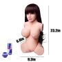Life Size Full Body TPE Sex Doll for Men Male Masturbator Love Toy with 3 Openings - Lifelike Women Real Torso Pussy Ass Oral Blow Job Adult Sex Toy Super Soft Silicone Breast for Men Masturbation