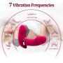 SHWSM Sex Wearable Clitoris Vagina Vibrator G-Point Stimulator- Quiet Dual Motor -Wireless Remote -7 Kinds of Vibration Frequency -100% Waterproof T-Shirt