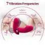 SHWSM Sex Wearable Clitoris Vagina Vibrator G-Point Stimulator- Quiet Dual Motor -Wireless Remote -7 Kinds of Vibration Frequency -100% Waterproof T-Shirt