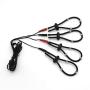 Electro Sex Toys Electronic Pulse Massager Electro Stimulation Steel Ball Penis Ring Electric Shock Cable for TENS/EMS Massage