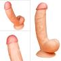 ALICIAF 8.7in Huge Size Lifelike Silicone Soft Ďîldɔ Waterproof Realistic Soft-Dîldɔ Sexy Toy with Strong Suction Cup for Women Couples #MD-QYM053 Womens Tops