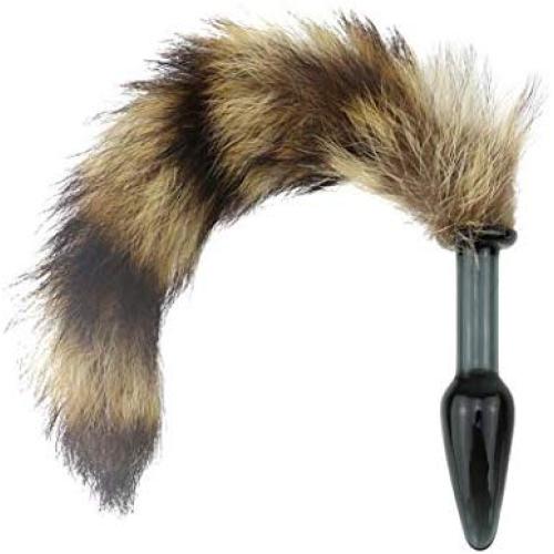 Aribelly Aluminum Anal Plug Fox Tail Butt Plug Anal Sex Toys Anal Tail Plug GIF