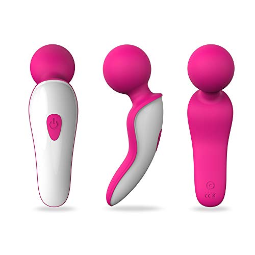 Mini Electric Massager Handheld Wireless Wand Massager 9 Speed Powerful Silent Motor Body Safe Silicon Therapeutic Massage, for Back Shoulder Leg Arm Muscle Sports Recovery and Relax