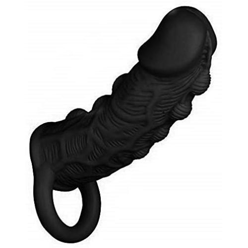 Pê-NIS Sleeve Vib-ratór Reusable Cóndoms for Men Pê-NIS En-la-rgement Delay Ejacuation Trainer Pê-nisring Cóndom Condones Safer -745635634CC