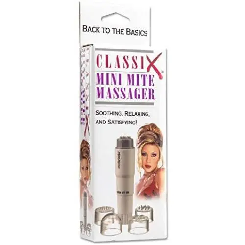 Classix Mini Mite Massager, White Classix Mini Mite Massager, White