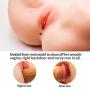 Life-Size Sex Doll Male Masturbator 3D Realistic Pussy Ass with Tight Vagina Anal Canals & Torso Inside TPE Silicone Love Doll for Men Masturbation (17.7 X 11.6 X 8.3 Inches)