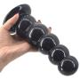 CharmingNight Joy Wand Toy Silicone Plug Weighted Amal Trainer Role Play Sets Enhance Comfortable and Easy to Clean (Color : Black)