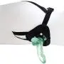 MXYLYM9 Strǎp ǒn fǒr Pěǒplě, Harness Funny Pants Strap Massager Strong Flexible Huge for Women Men PVC+ Artificial Leather Pants Green (L:6inch, W: 1.37inch)