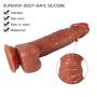 WCZYY 7.87 Women Dilló Inch Waterproof Pleasure Beauty Relax Wand for Female Beginner Silicone Bedroom