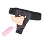Y-Not Realistic Wearable Strap On Harness Pegging Play Set with Long Silicone Dildo Hollow Penis Adjustable Vibrating Masturbator for Female Male Couple G Spot Anal Sex