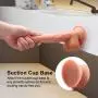 8Inch Realistic Dildo Dual-Layered Silicone Cock with Full Shaped Balls and Strong Suction Cup for Life-Like Experience Hands-Free Anal and Pussy Play Masturbation Luvkis Sex Toy for Women (Beginners) 8Inch Realistic Dildo Dual-Layered Silicone Cock with Full Shaped Balls and Strong Suction Cup for Life-Like Experience Hands-Free Anal and Pussy Play Masturbation Luvkis Sex Toy for Women (Beginners)