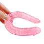 Realistic Dildo Double Dong Penetrator Sex Toy Sex Product (Pink)