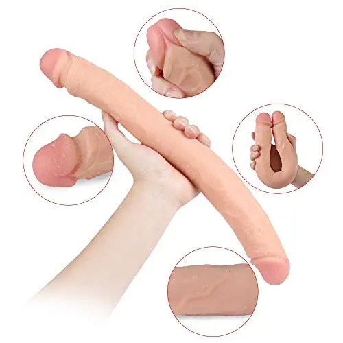 CHAODIAO Double Sided Big Toy Real Feel Soft Flexible Double Head Massage/899f4a CHAODIAO Double Sided Big Toy Real Feel Soft Flexible Double Head Massage/899f4a