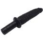 Brand New FAAK Corn Big Dildo Anal Plug Bumpy Adult Sex Toy with Handle (Black)