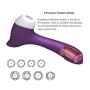 Orlena Clitoral Sucking Vibrator, G Spot Clit Dildo Vibrators Waterproof, Rechargeable Clitoris Stimulator with Suction & Vibration Patterns Sex Toys for Women (Purple) Orlena Clitoral Sucking Vibrator, G Spot Clit Dildo Vibrators Waterproof, Rechargeable Clitoris Stimulator with Suction & Vibration Patterns Sex Toys for Women (Purple)