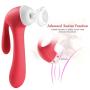 Utimi Clitoral Sucking Vibrator G Spot Clit Dildo Vibrators with Suction and Vibration Nipple Stimulator Sex Toys for Women and Couple