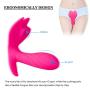 Realistic Vibratòr for Wonem Wearable Vibration P-anties C-litōris Stimulation, Female Wireless Remote Control Charging Sucking Wearable Massage -Rose Red by Dwoon