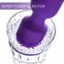 Mini Wand Massager, Fovel Wireless Cordless Portable Small Size Handheld Powerful Massage for Back Neck Shoulder 5 Vibrations & 5 Intensities Silent Waterproof USB Chargeable,Purple Rose Mini Wand Massager, Fovel Wireless Cordless Portable Small Size Handheld Powerful Massage for Back Neck Shoulder 5 Vibrations & 5 Intensities Silent Waterproof USB Chargeable,Purple Rose