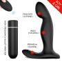 Male Prostata Massager Silent Vibranting Massage Men Health Dual Ring - Black
