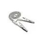 4PCS Adjustable Metal Neck Strap Napkin Clip Lanyard Neck Strap Baby Elderly Adult Towel Apron Bib Clip and Dental Ball Chain Clips 4PCS Adjustable Metal Neck Strap Napkin Clip Lanyard Neck Strap Baby Elderly Adult Towel Apron Bib Clip and Dental Ball Chain Clips