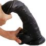 Mkxiaowei Giant Dildo, Realistic Dildo Penis Powerful Sucker, Very Flexible and Realistic Big Man Penis, Glans and Testicles, Real Penis Copy of The Penis, 40.5 cm