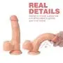 TTQQJJ 7.09 INCH Real Soft Waterproof Relax Tools Portable Wand for Women Body Toy - Flesh - Xiaoxueernianji1.2