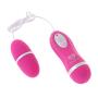 WEI EI Mini Waterprrof Silicone Remote Control gEg Vib C-Mssager for Women (Hot Pink)