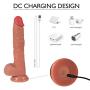 Lfcmf Huge R-ealištic Vǐbrǎtor Silicone Artificial Pênǐs Suction G-špot Stímulators for Women- Wireless Remote Control