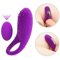 Remote Control Penisring Ring for Men Women Shake Rooster Cockring,Silicone Happy Toys Shock 9 Speeds USB Charged