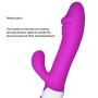 UTIMI Vibrating G Spot Rabbit Vibrator Upgraded Silicone 10 Speed Vibrations Clitoris Stimulation for Women
